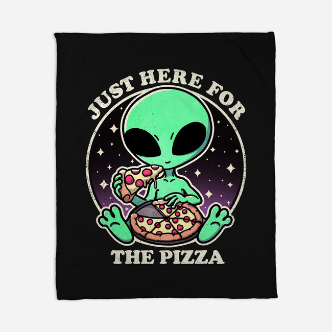 Aliens Love Pizza-None-Fleece-Blanket-fanfreak1