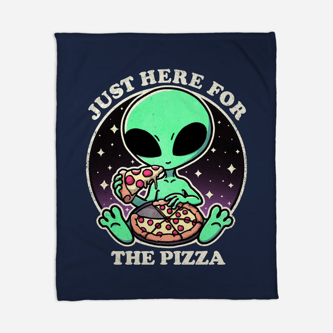 Aliens Love Pizza-None-Fleece-Blanket-fanfreak1