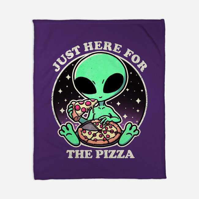 Aliens Love Pizza-None-Fleece-Blanket-fanfreak1