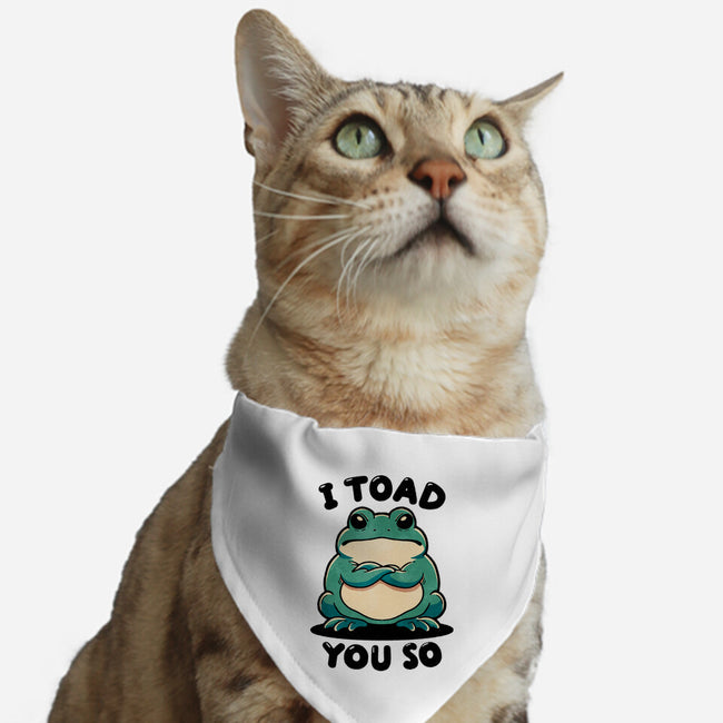 I Toad You So-Cat-Adjustable-Pet Collar-fanfreak1