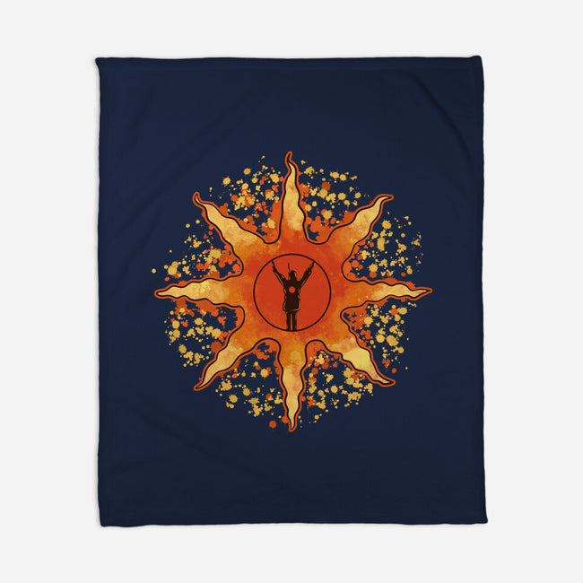 Knight Of Sun-None-Fleece-Blanket-nickzzarto