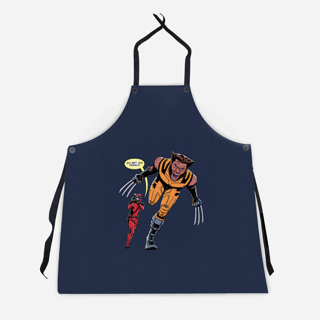 Go Get Em Peanut-Unisex-Kitchen-Apron-jmcg