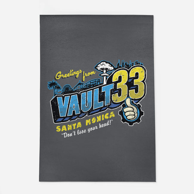 Greetings From Vault 33-None-Indoor-Rug-Olipop