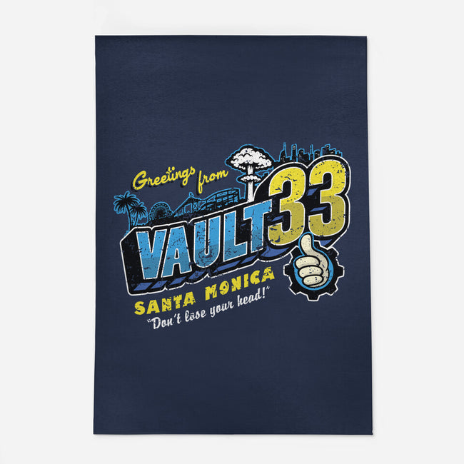 Greetings From Vault 33-None-Indoor-Rug-Olipop