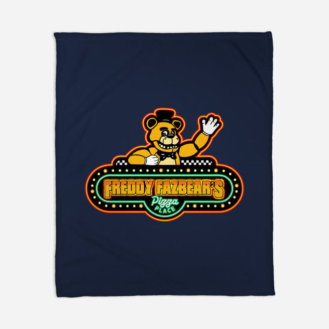 Fazbear's Pizza-None-Fleece-Blanket-dalethesk8er