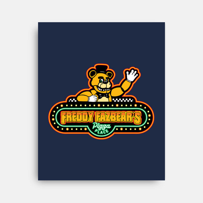 Fazbear's Pizza-None-Stretched-Canvas-dalethesk8er