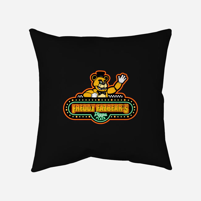 Fazbear's Pizza-None-Removable Cover-Throw Pillow-dalethesk8er