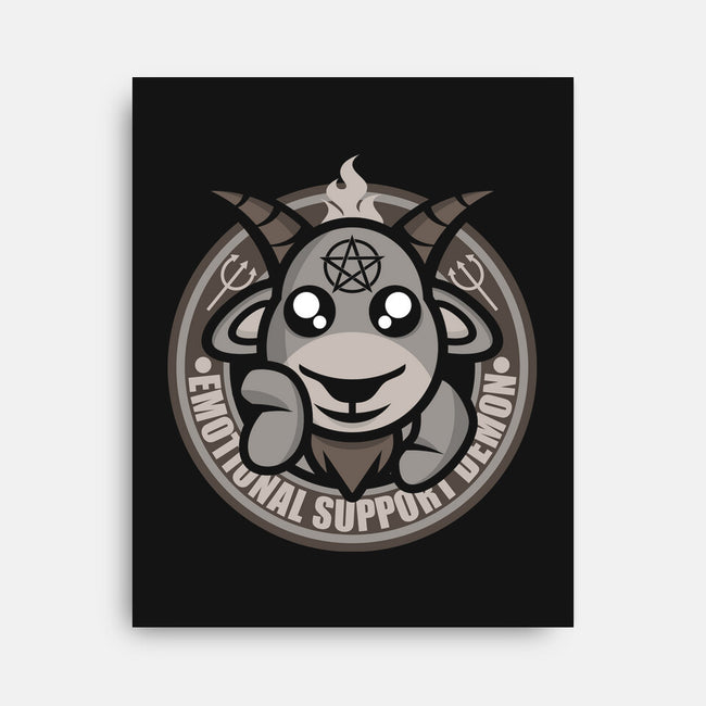 Your Emotional Support Demon-None-Stretched-Canvas-jrberger