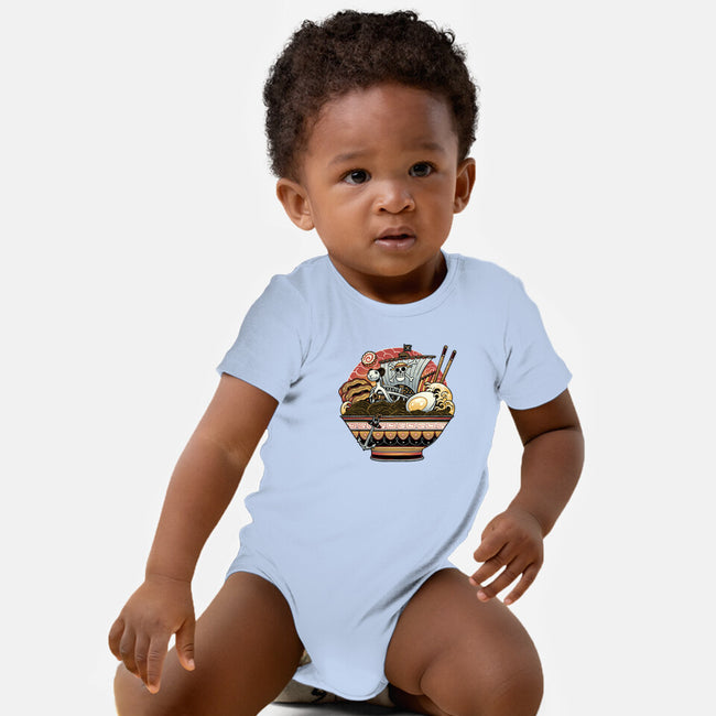 Ahoy Noodle Pirates-Baby-Basic-Onesie-glitchygorilla