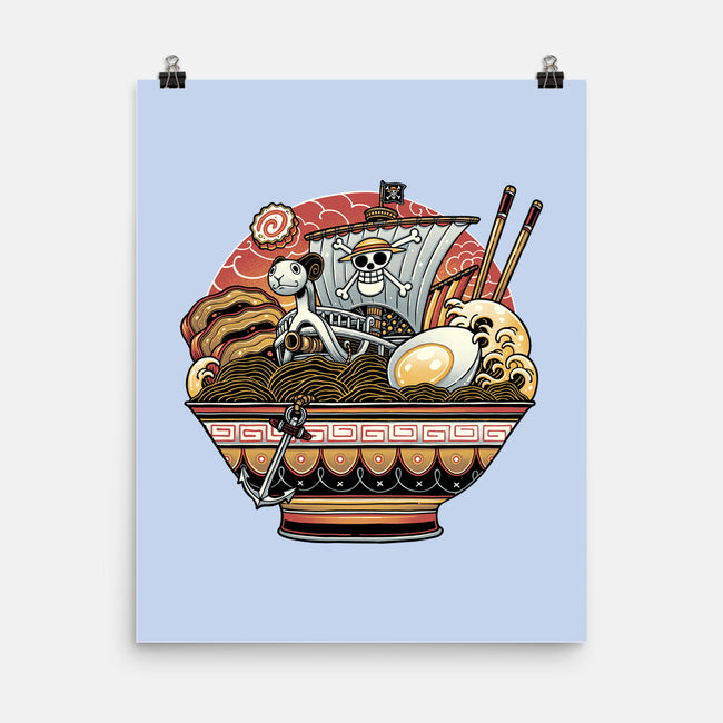 Ahoy Noodle Pirates-None-Matte-Poster-glitchygorilla