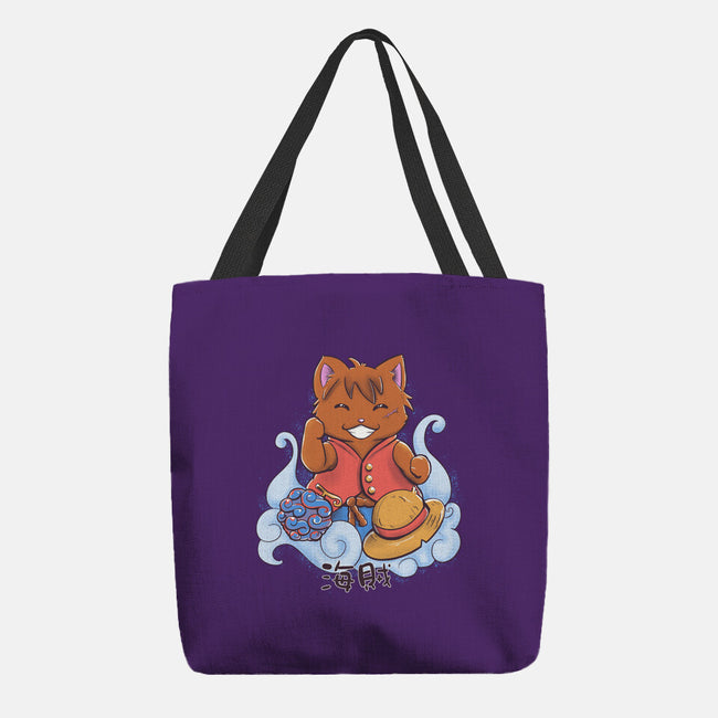 Pirate Maneki Neko-None-Basic Tote-Bag-ellr