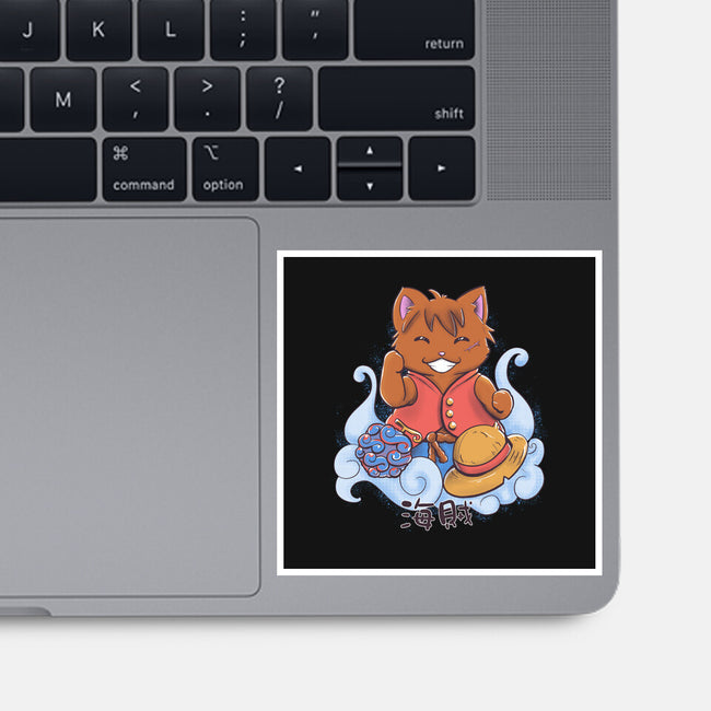 Pirate Maneki Neko-None-Glossy-Sticker-ellr