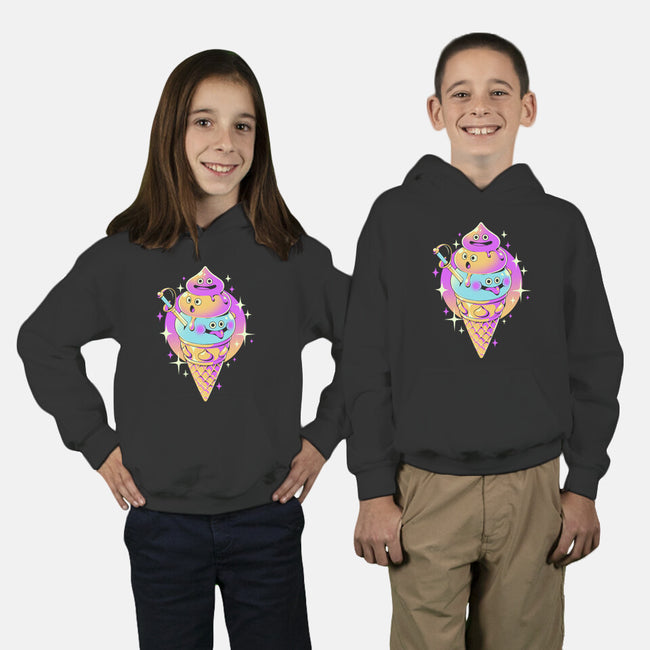 New Ice Quest-Youth-Pullover-Sweatshirt-ilustrata