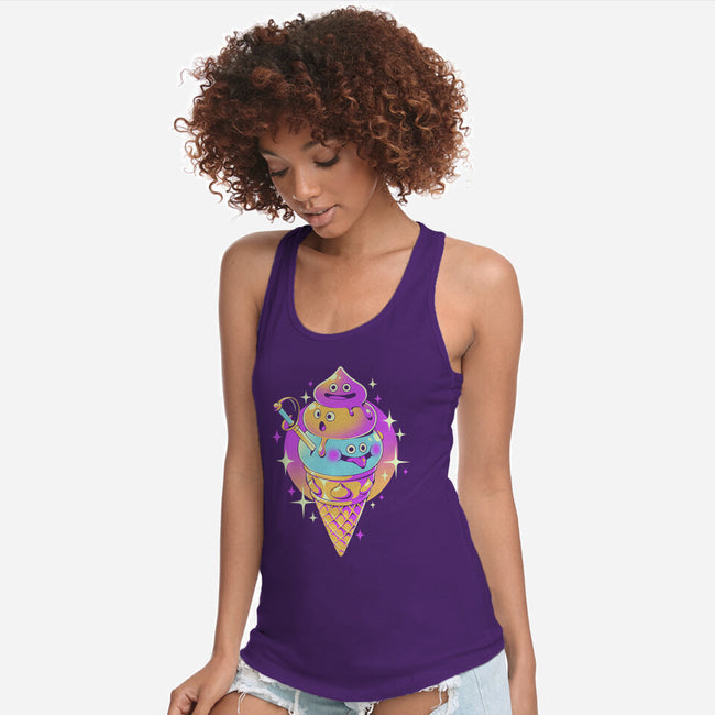 New Ice Quest-Womens-Racerback-Tank-ilustrata