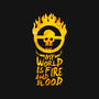 My World Is Fire-Mens-Premium-Tee-demonigote