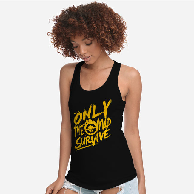 Only The Mad-Womens-Racerback-Tank-demonigote