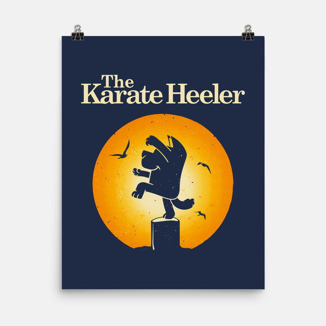 The Karate Heeler-None-Matte-Poster-retrodivision