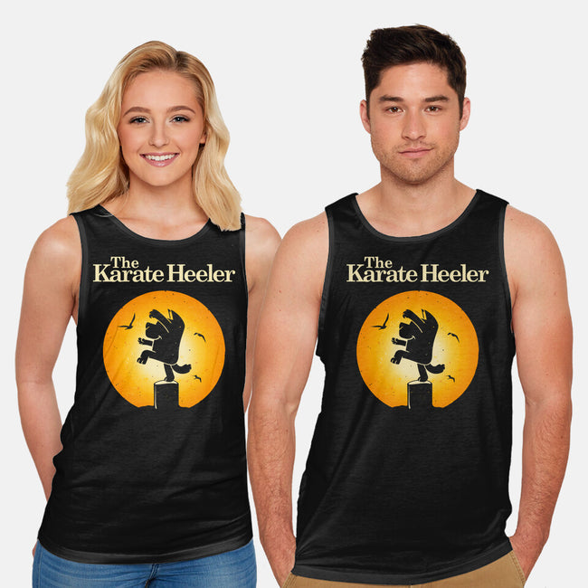 The Karate Heeler-Unisex-Basic-Tank-retrodivision