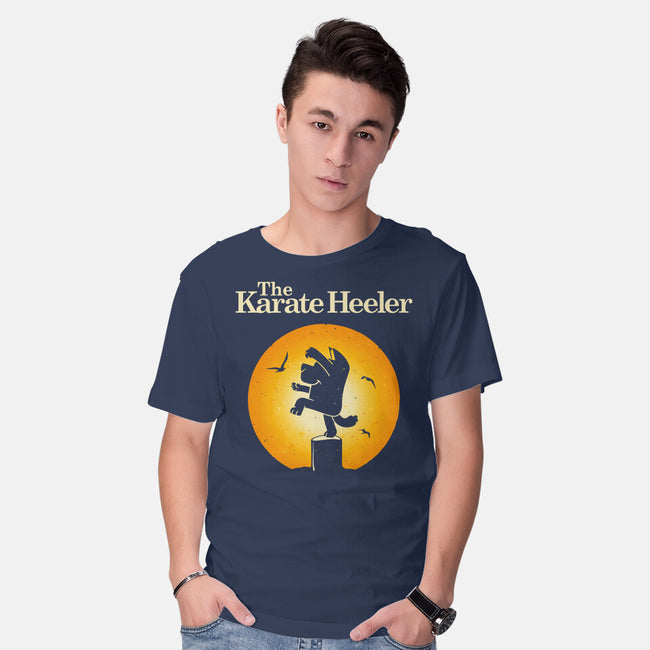 The Karate Heeler-Mens-Basic-Tee-retrodivision