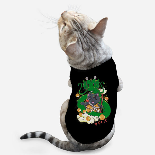 Saiyan Maneki Neko-Cat-Basic-Pet Tank-ellr