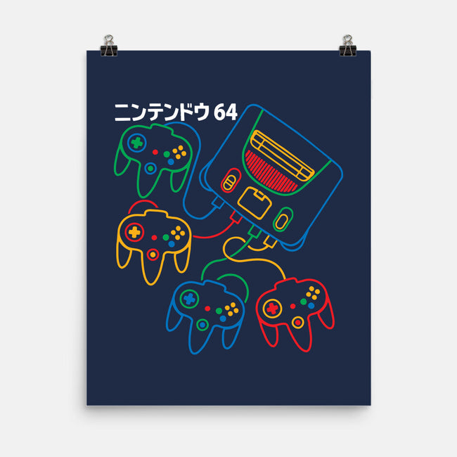 Retro N64-None-Matte-Poster-dalethesk8er