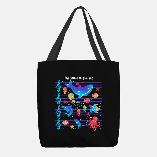 The Sound Of The Sea-None-Basic Tote-Bag-NemiMakeit