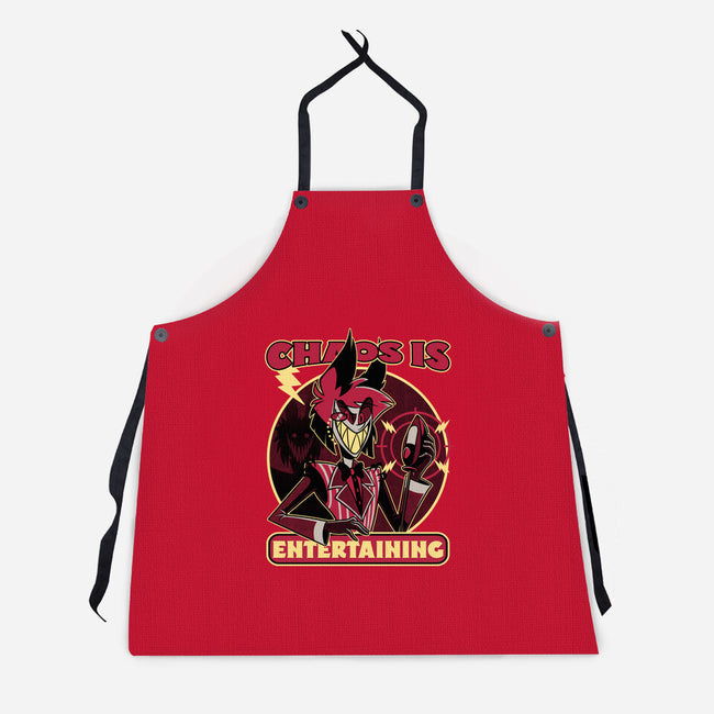 Radio Demon Entertainment-Unisex-Kitchen-Apron-Studio Mootant