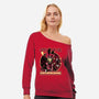 Radio Demon Entertainment-Womens-Off Shoulder-Sweatshirt-Studio Mootant