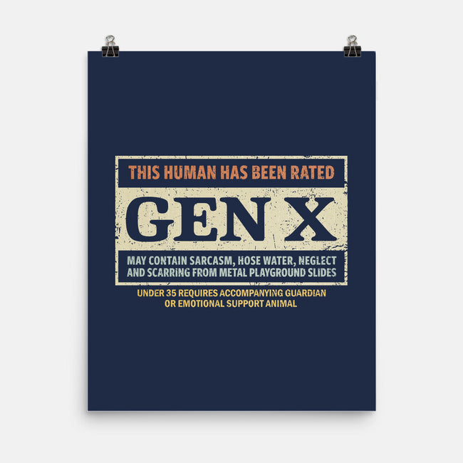 Rated Gen X-None-Matte-Poster-kg07