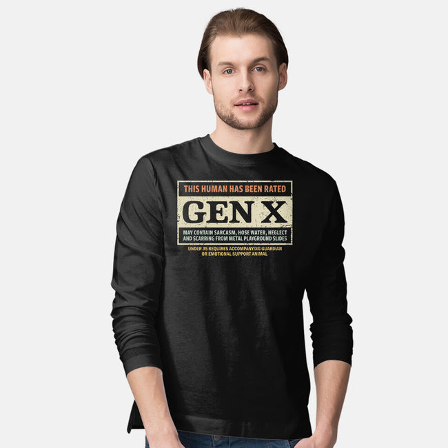 Rated Gen X-Mens-Long Sleeved-Tee-kg07