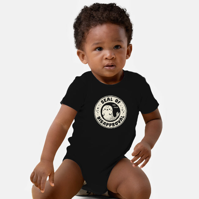 Seal Of Disapproval-Baby-Basic-Onesie-kg07