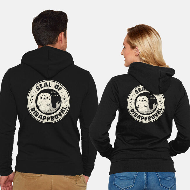 Seal Of Disapproval-Unisex-Zip-Up-Sweatshirt-kg07