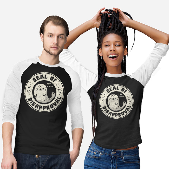 Seal Of Disapproval-Unisex-Baseball-Tee-kg07