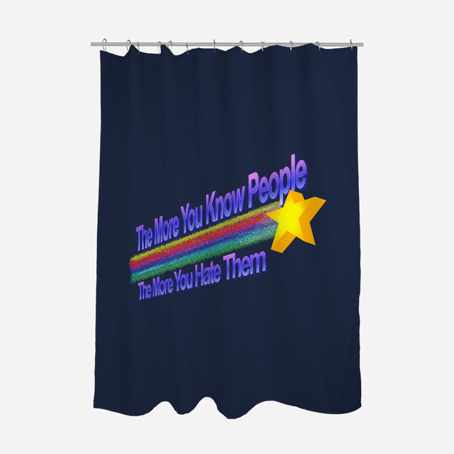 The More You Hate People-None-Polyester-Shower Curtain-NMdesign