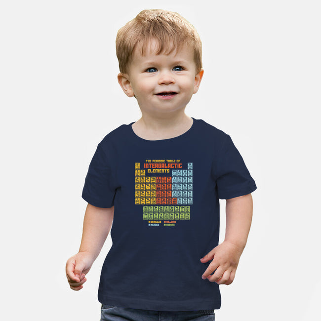 The Periodic Table Of Intergalactic Elements-Baby-Basic-Tee-kg07