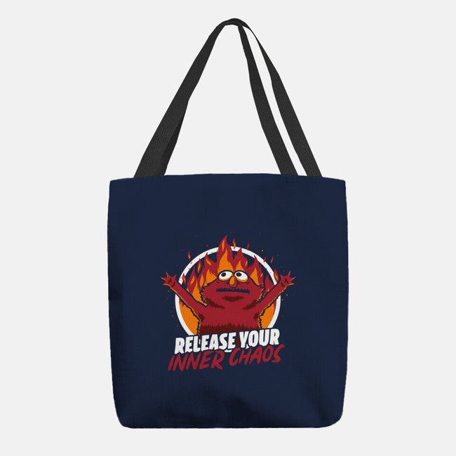 Chaos Puppet Fire-None-Basic Tote-Bag-Studio Mootant