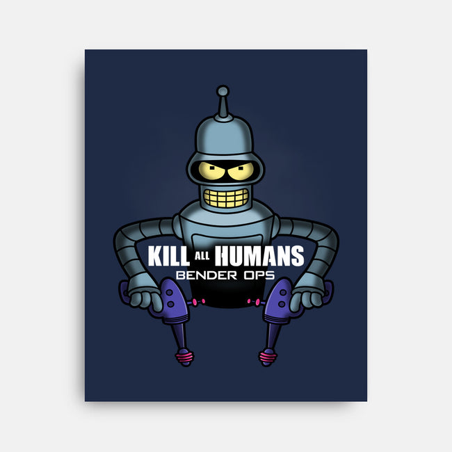 Bender Ops-None-Stretched-Canvas-Barbadifuoco