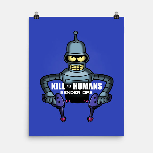 Bender Ops-None-Matte-Poster-Barbadifuoco