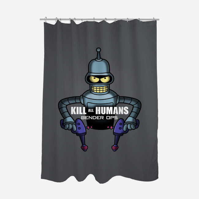 Bender Ops-None-Polyester-Shower Curtain-Barbadifuoco