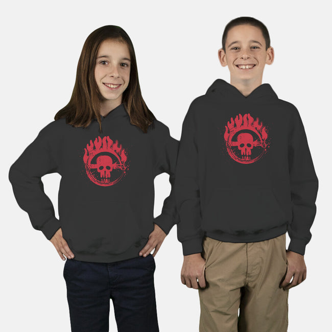 War Boys Symbol-Youth-Pullover-Sweatshirt-DrMonekers