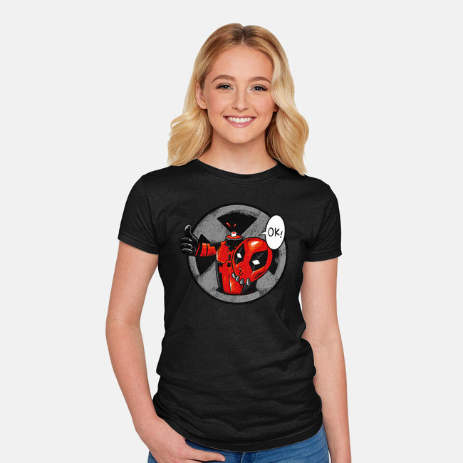 Fun Undead-Womens-Fitted-Tee-spoilerinc