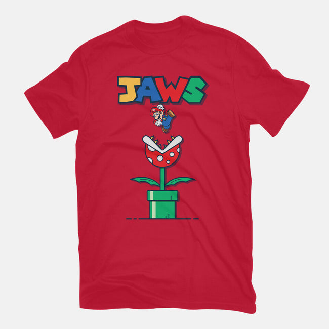 Mario Jaws-Mens-Heavyweight-Tee-Faissal Thomas