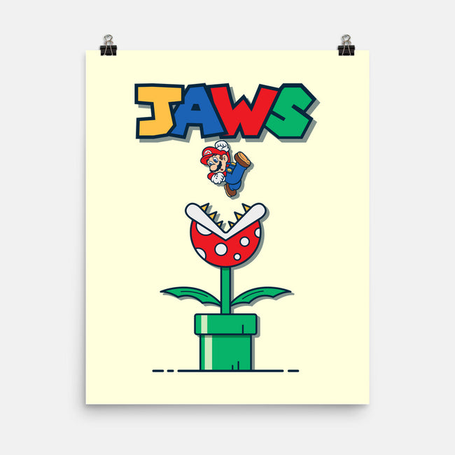 Mario Jaws-None-Matte-Poster-Faissal Thomas