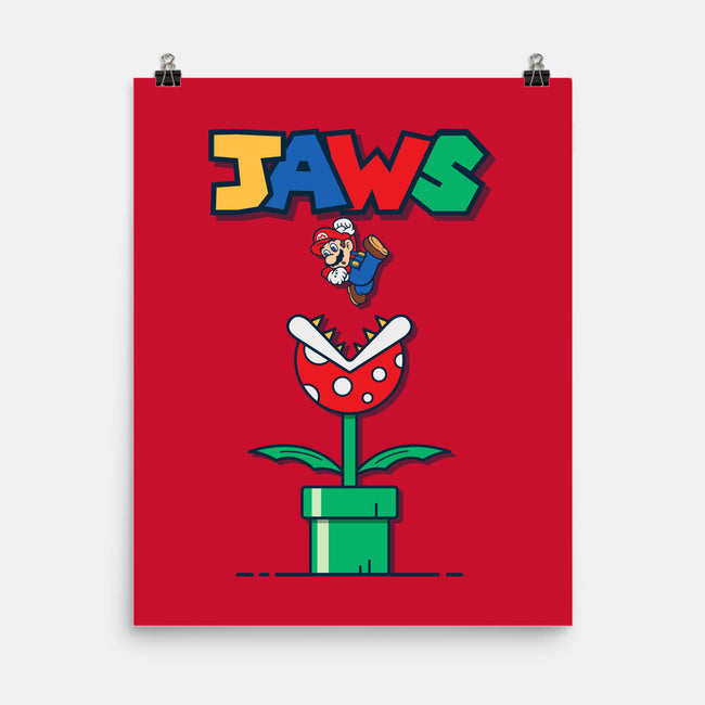 Mario Jaws-None-Matte-Poster-Faissal Thomas