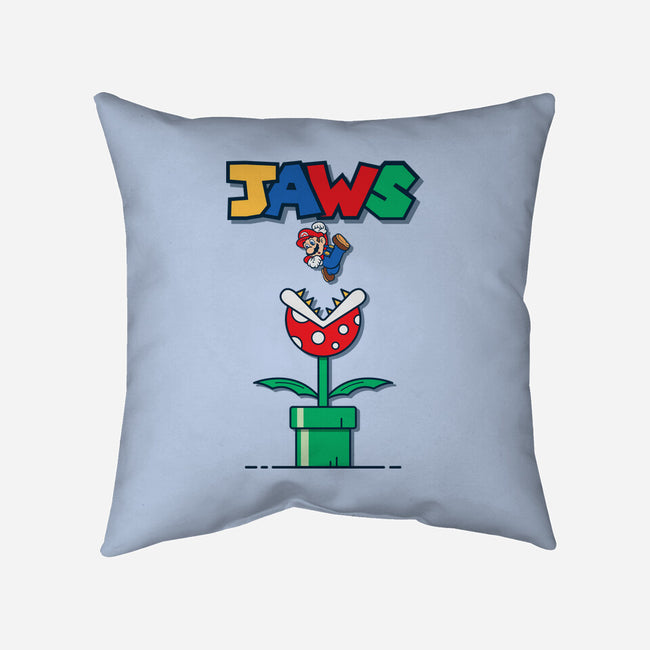 Mario Jaws-None-Removable Cover-Throw Pillow-Faissal Thomas