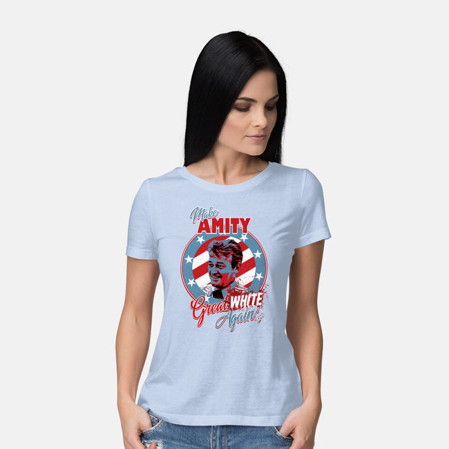 Make Amity Great Again-Womens-Basic-Tee-Tronyx79