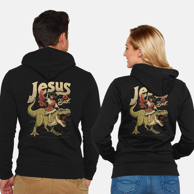 Jesus Is Back-Unisex-Zip-Up-Sweatshirt-eduely