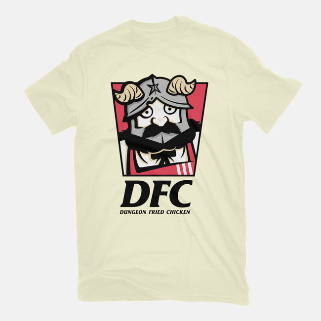 Dungeon Fried Chicken-Mens-Basic-Tee-Eilex Design