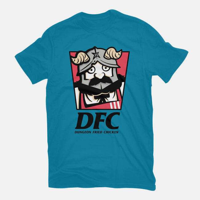 Dungeon Fried Chicken-Unisex-Basic-Tee-Eilex Design