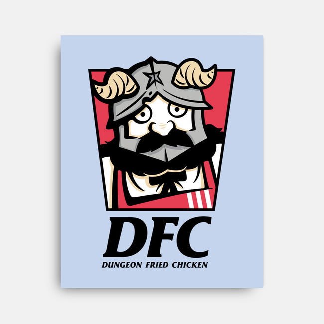 Dungeon Fried Chicken-None-Stretched-Canvas-Eilex Design